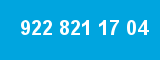 922 821 17 04